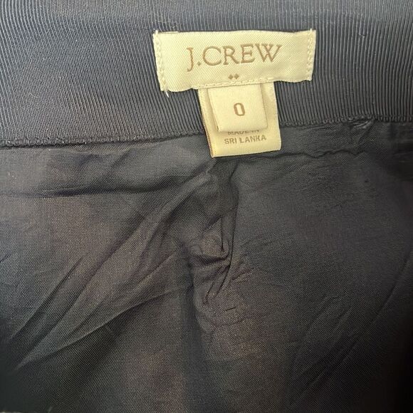 J Crew Skirt Womens Size 0‎ Grey Black Stripe Wool Blend Pencil Workwear - Picture 5 of 6